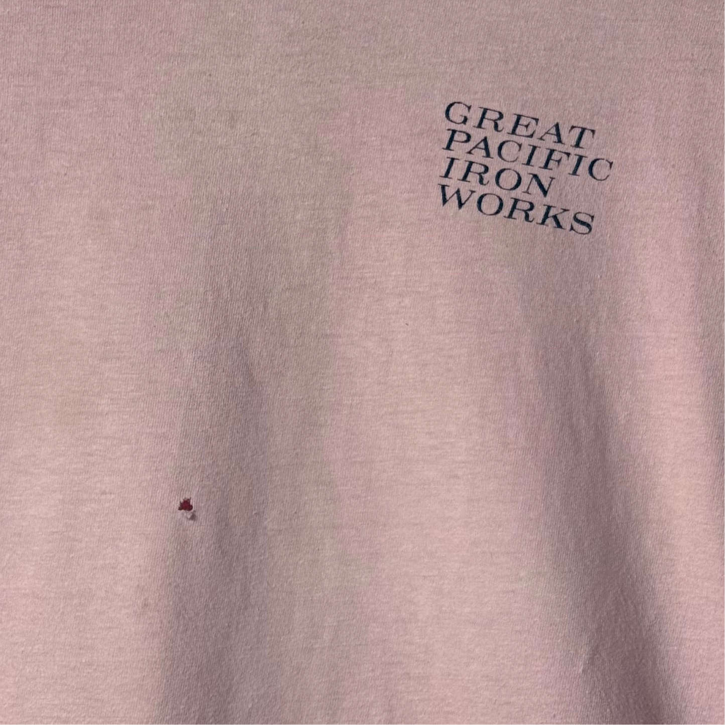 1980’s Great Pacific Iron Works Patagonia Lt Pink Long Sleeved: Large Youth