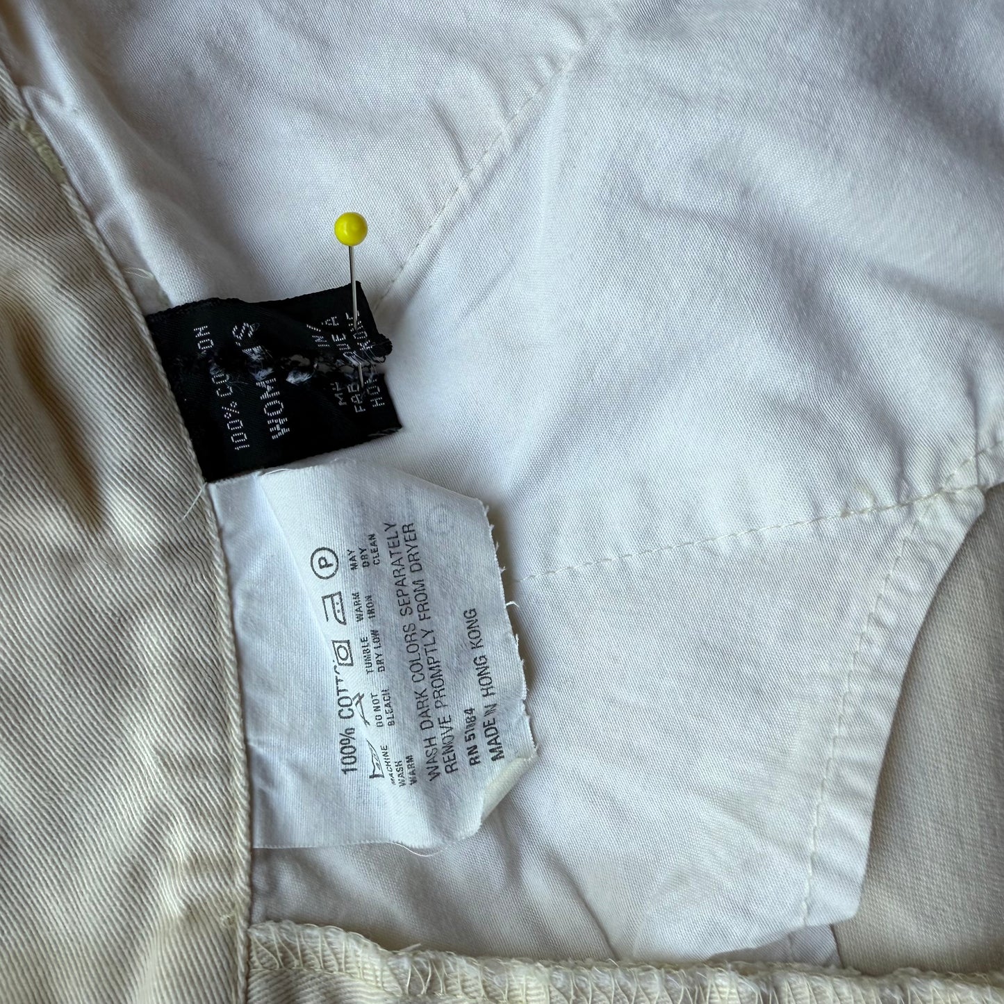 1980’s Patagonia Women’s Pleated Off White 100% Cotton Short 26 Waist