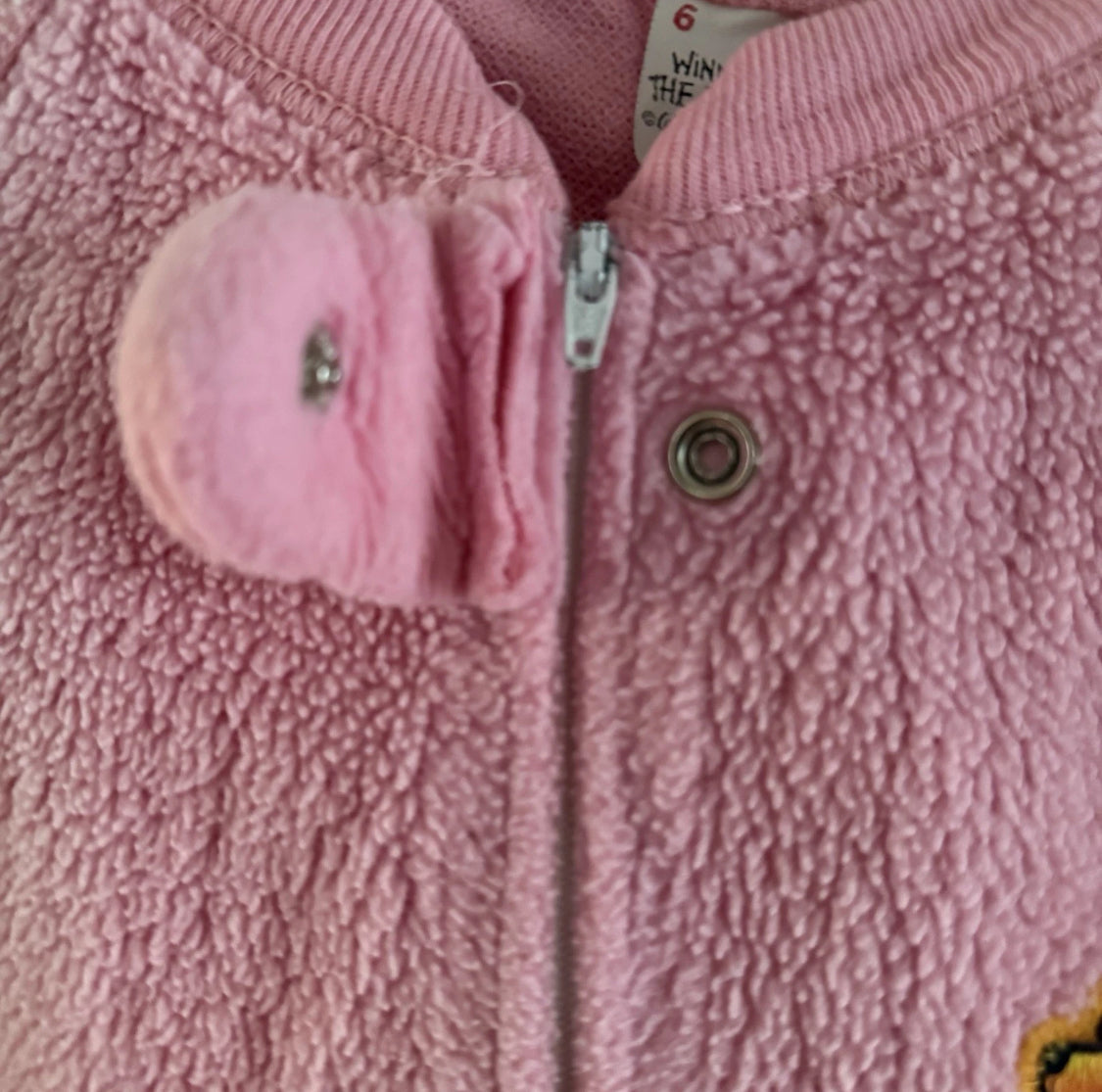 Vintage 1980s LOT OF 2, Winnie The Pooh Footed Pajamas, Pink & Blue, Children’s Size 6