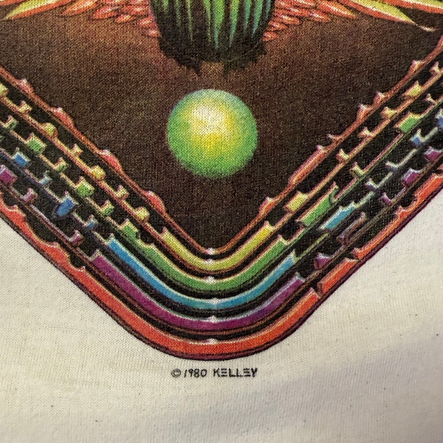 1980 Journey World Tour Shirt Single Stitch Raglan 3/4 Sleeve, Medium