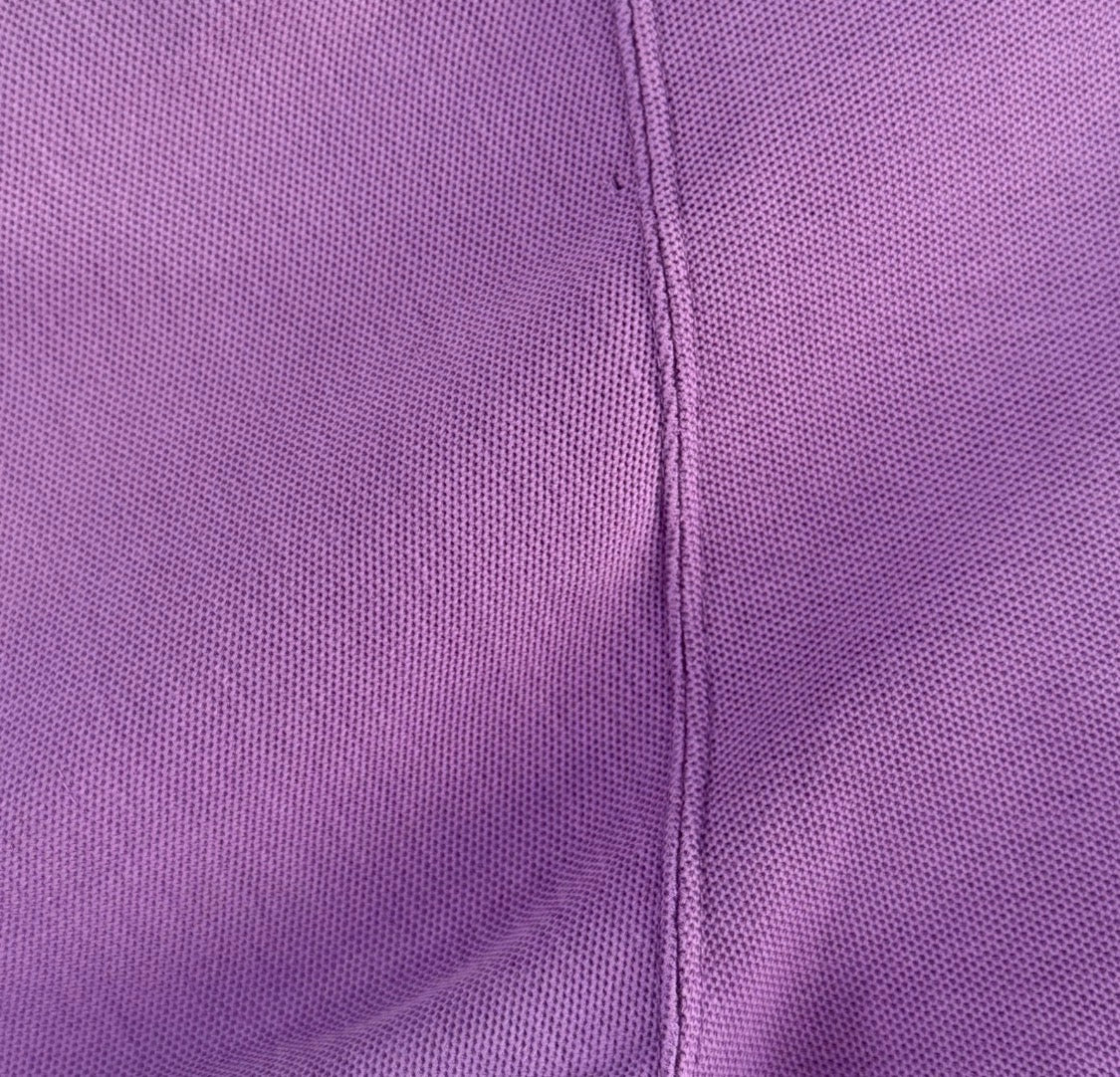 Vintage 1987 Patagonia 100% Cotton Purple Short Sleeve Polo Shirt, Medium