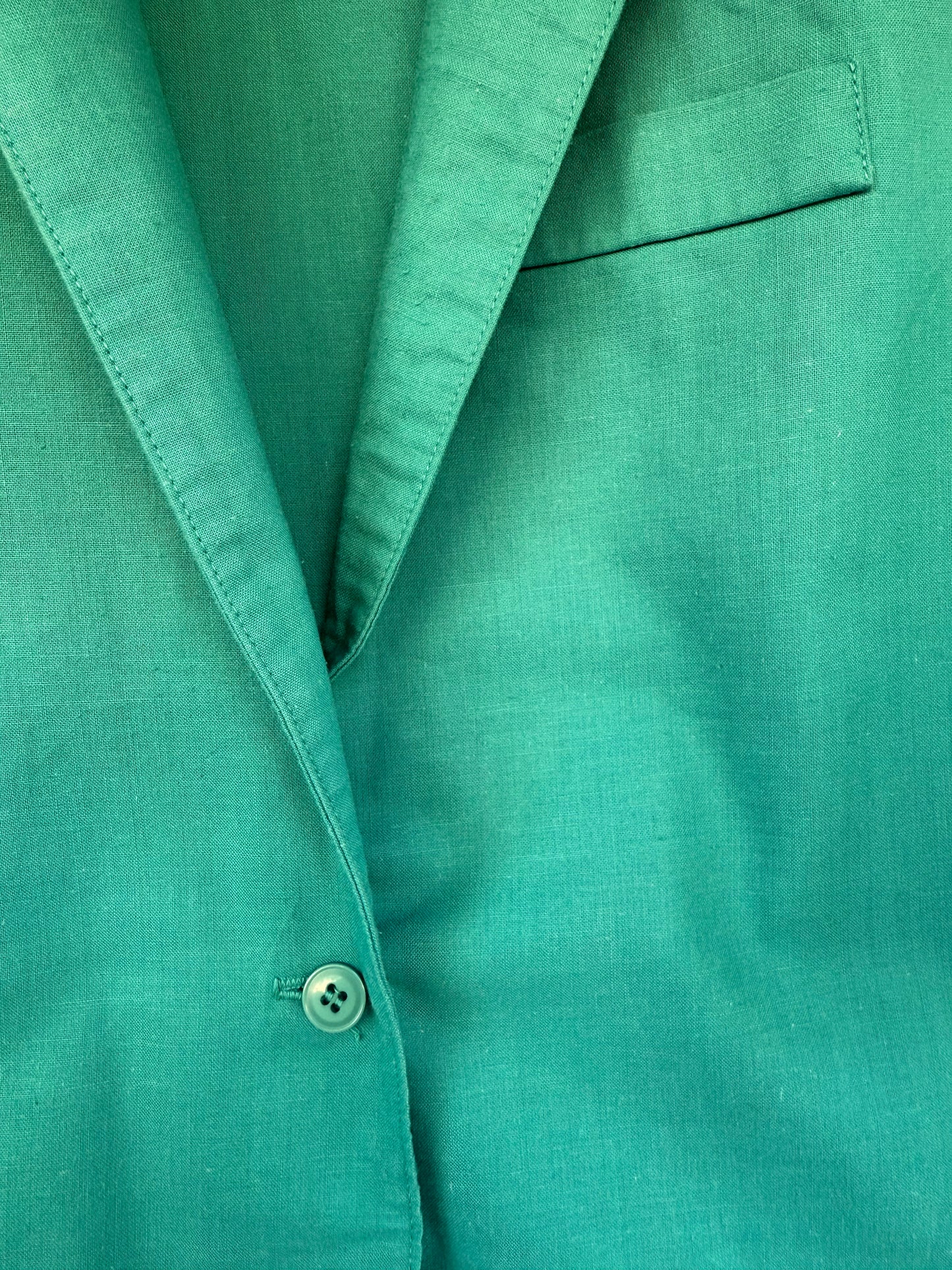 1970’s Wilroy Traveller Teal Vest With Faux Front Pocket, Women’s Large