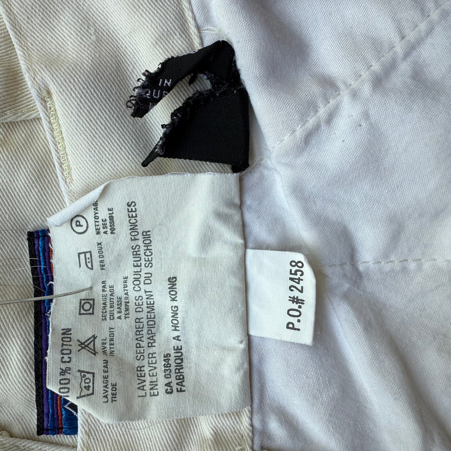 1980’s Patagonia Women’s Pleated Off White 100% Cotton Short 26 Waist
