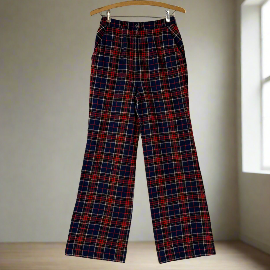 1960’s Pendleton Knockabouts Plaid Wool Pants 24x30