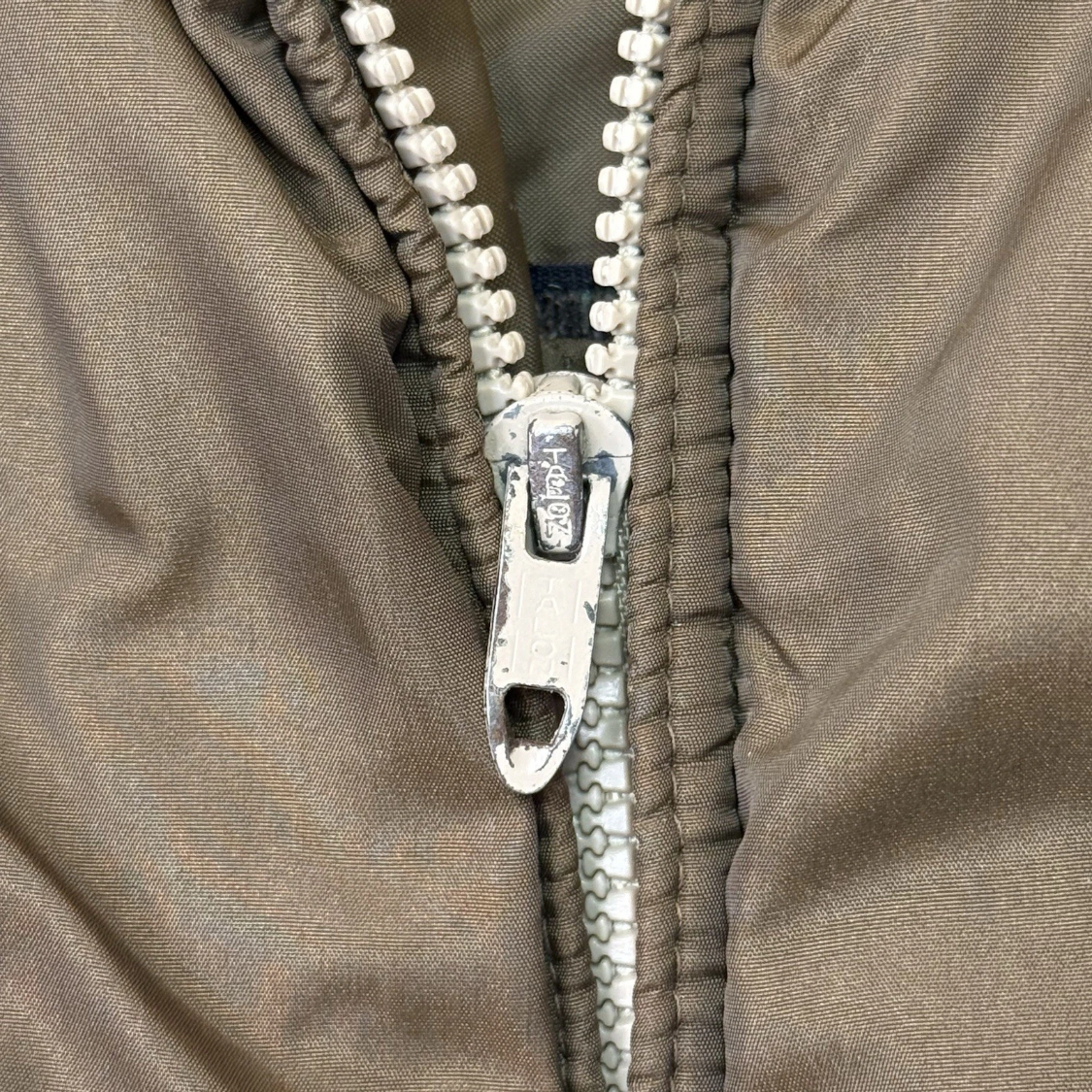 Vintage *PROJECT*1980s Swing West Puffer Ski Jacket Vest Zip Combo, Brown, Med