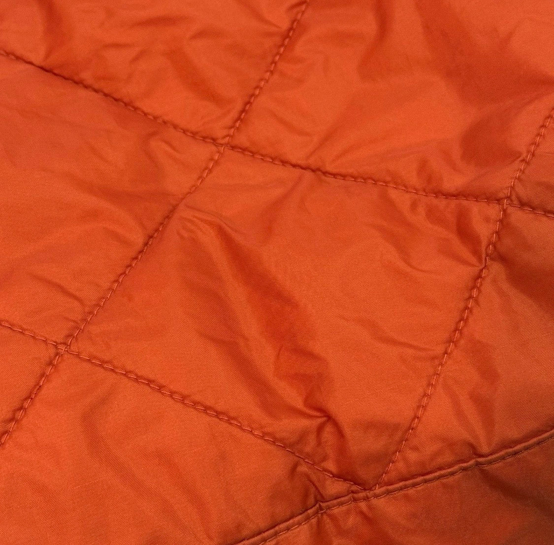 Vintage 90's/Y2K POLO SPORT Ralph Lauren Quilted Nylon Tote Bag, Orange 16"x12"