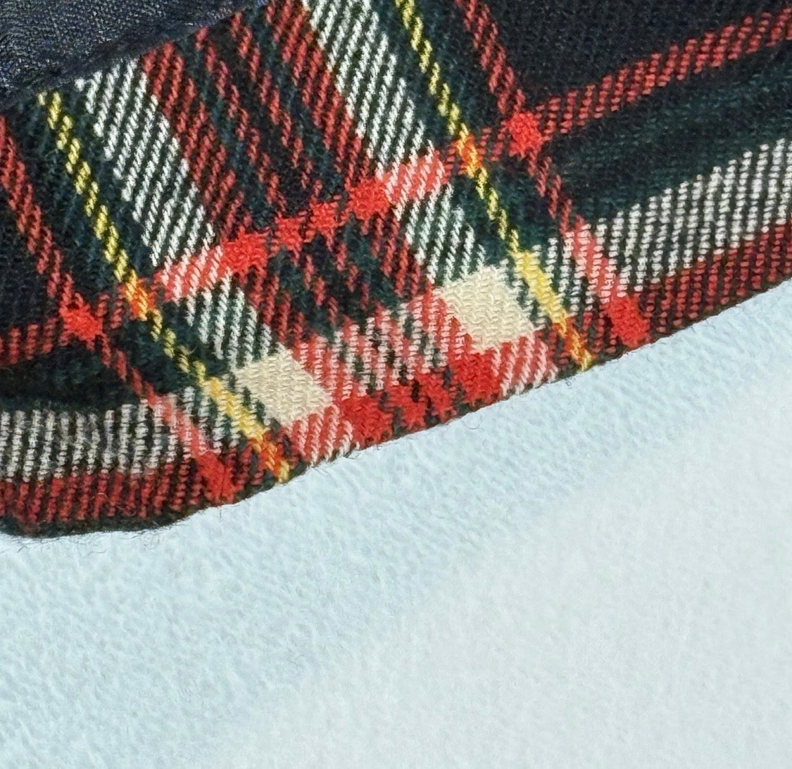 Vintage Bonwit Teller Stella Sloat Pleated Wool Tartan Christmas Midi Skirt, 28