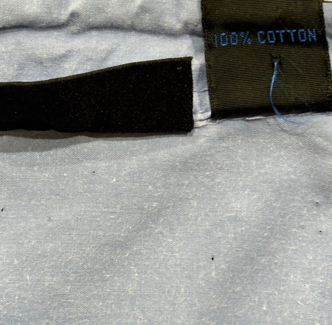 Vintage 80s/90’s Patagonia 100% Cotton Long Sleeved Snap Pocket Shirt Blue, L*