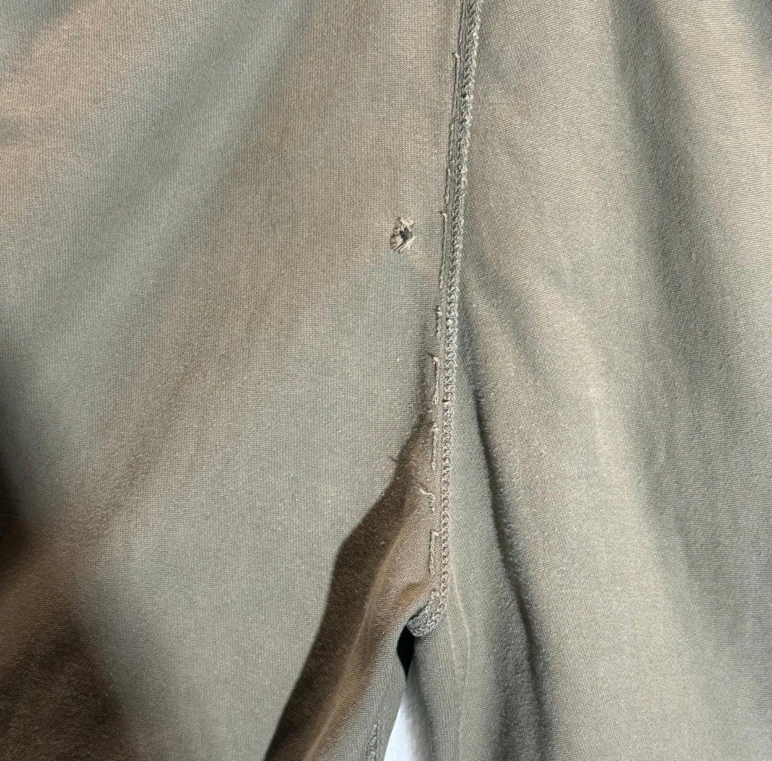 Vintage 1940s JC Penney Children's Bib Overall DungareesCotton Twill, Olive 5/6