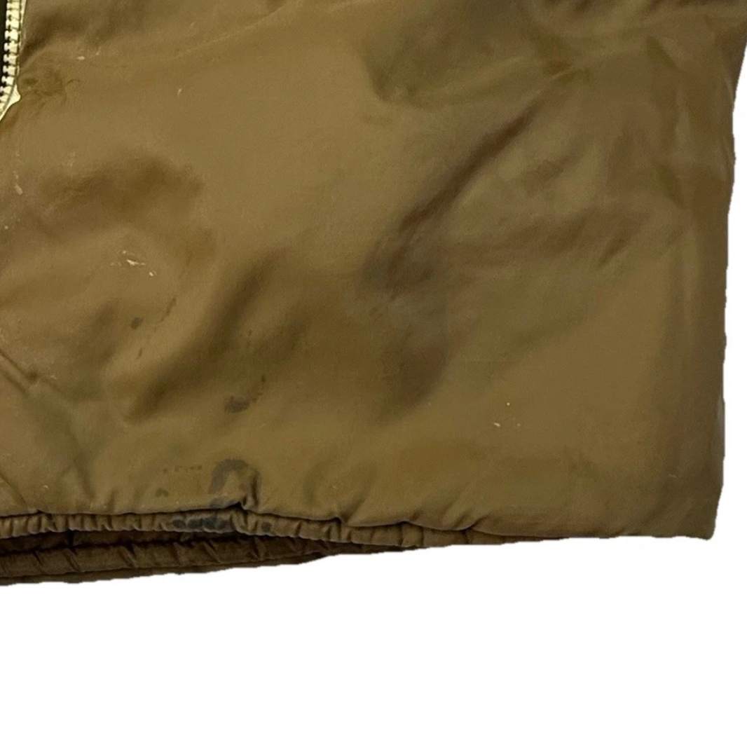 Vintage *PROJECT*1980s Swing West Puffer Ski Jacket Vest Zip Combo, Brown, Med