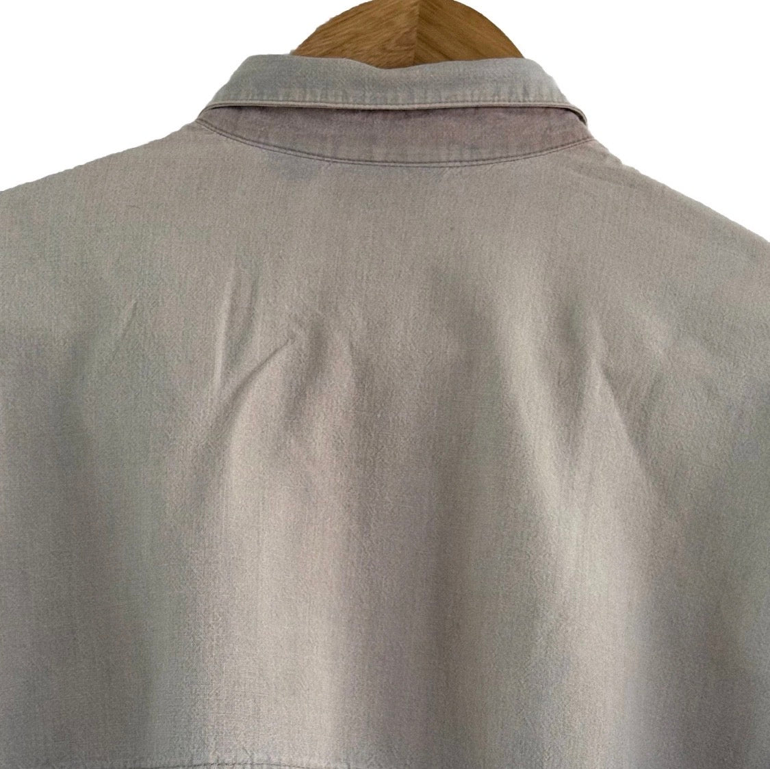 Vintage 1980s Patagonia 100% Cotton Long Sleeved Button Up Pocket Front Shirt, Med
