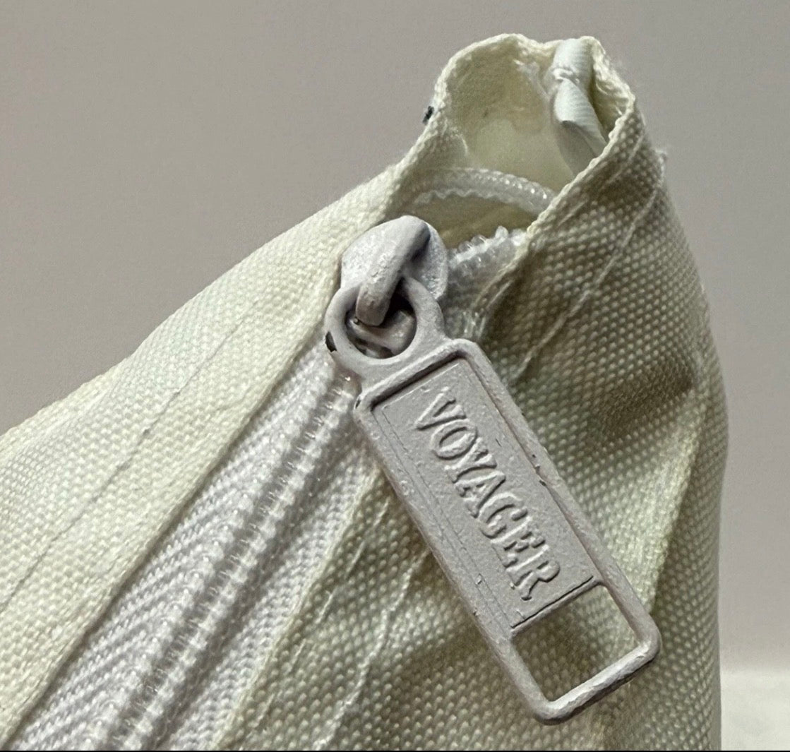 Vintage 1990s Hawaiian Voyager Nylon Zippered Beach Tote Bag Neon Hawaii 18"x13"