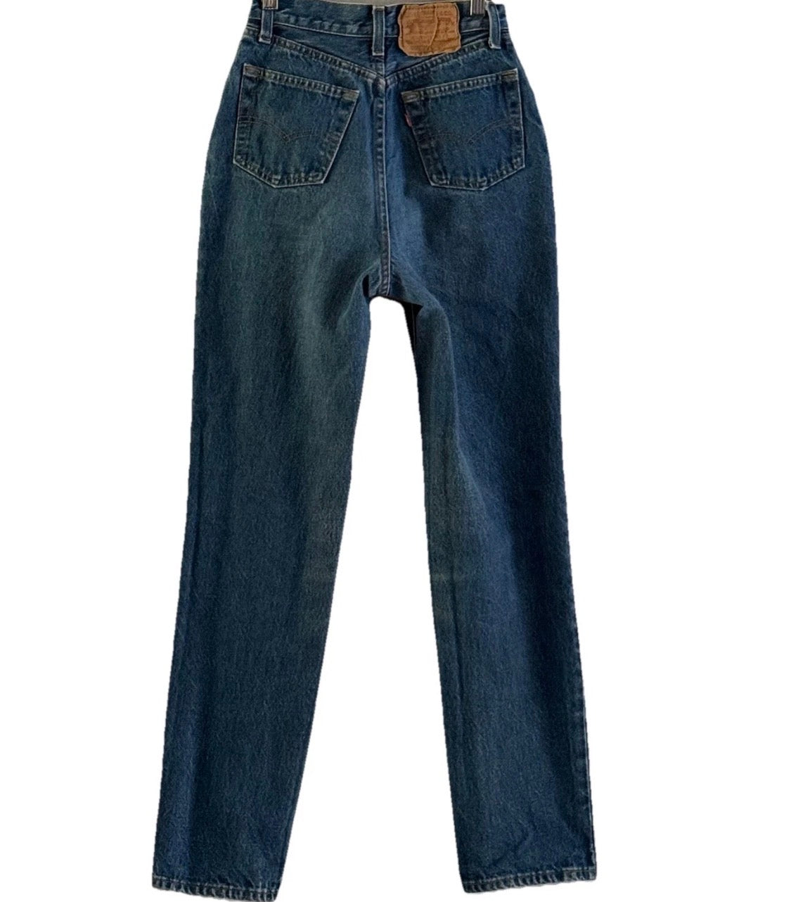 Vintage 1980’s Levi’s Petite Dark Wash High Waist Button Fly  115501-0115 26x30