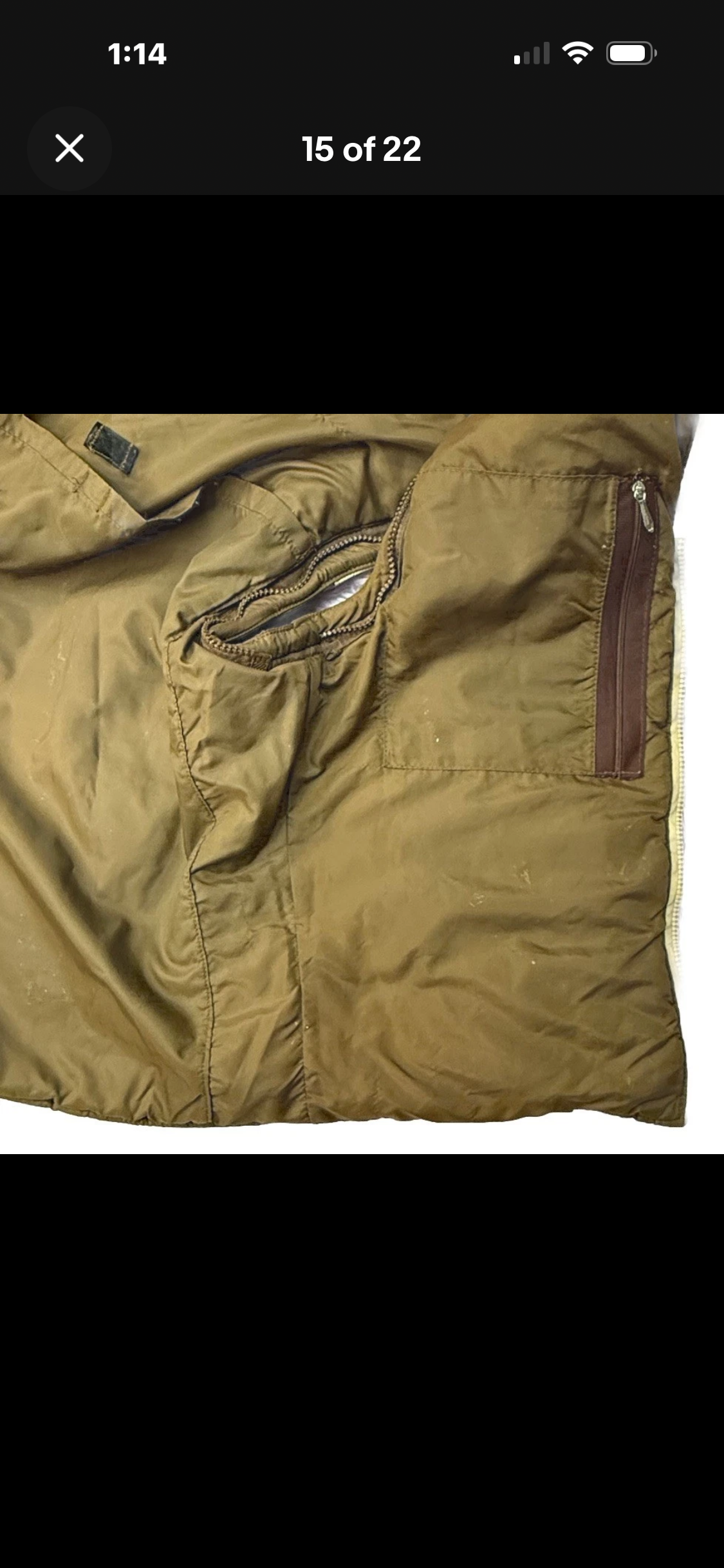 Vintage *PROJECT*1980s Swing West Puffer Ski Jacket Vest Zip Combo, Brown, Med