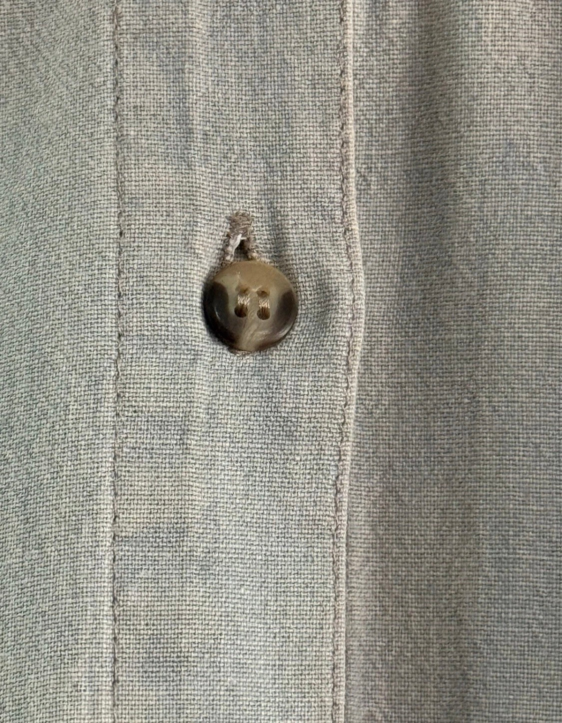 Vintage 1980s Patagonia 100% Cotton Long Sleeved Button Up Pocket Front Shirt, Med