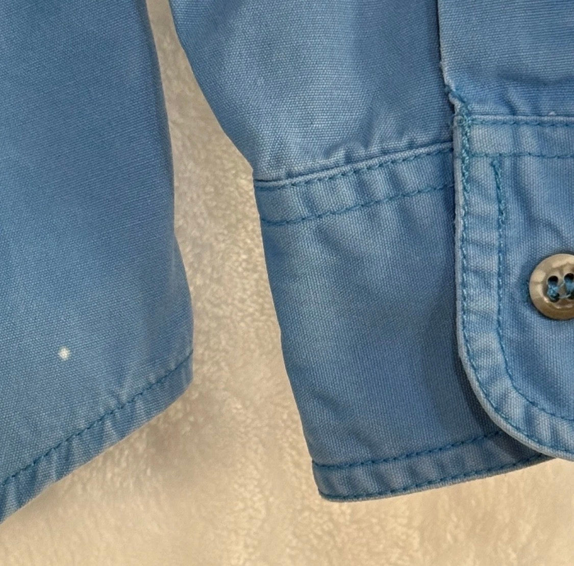 Vintage 1990s Patagonia Long Sleeved Heavy Cotton Button Up Field Shirt, Large*