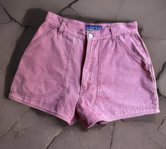 Vintage 1980’s Patagonia 100% Cotton Stand Up Shorts, Burgundy
