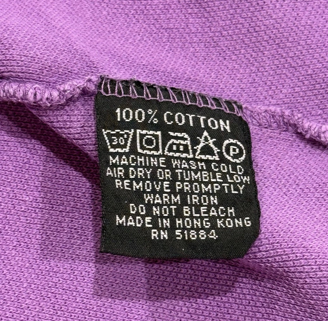 Vintage 1987 Patagonia 100% Cotton Purple Short Sleeve Polo Shirt, Medium