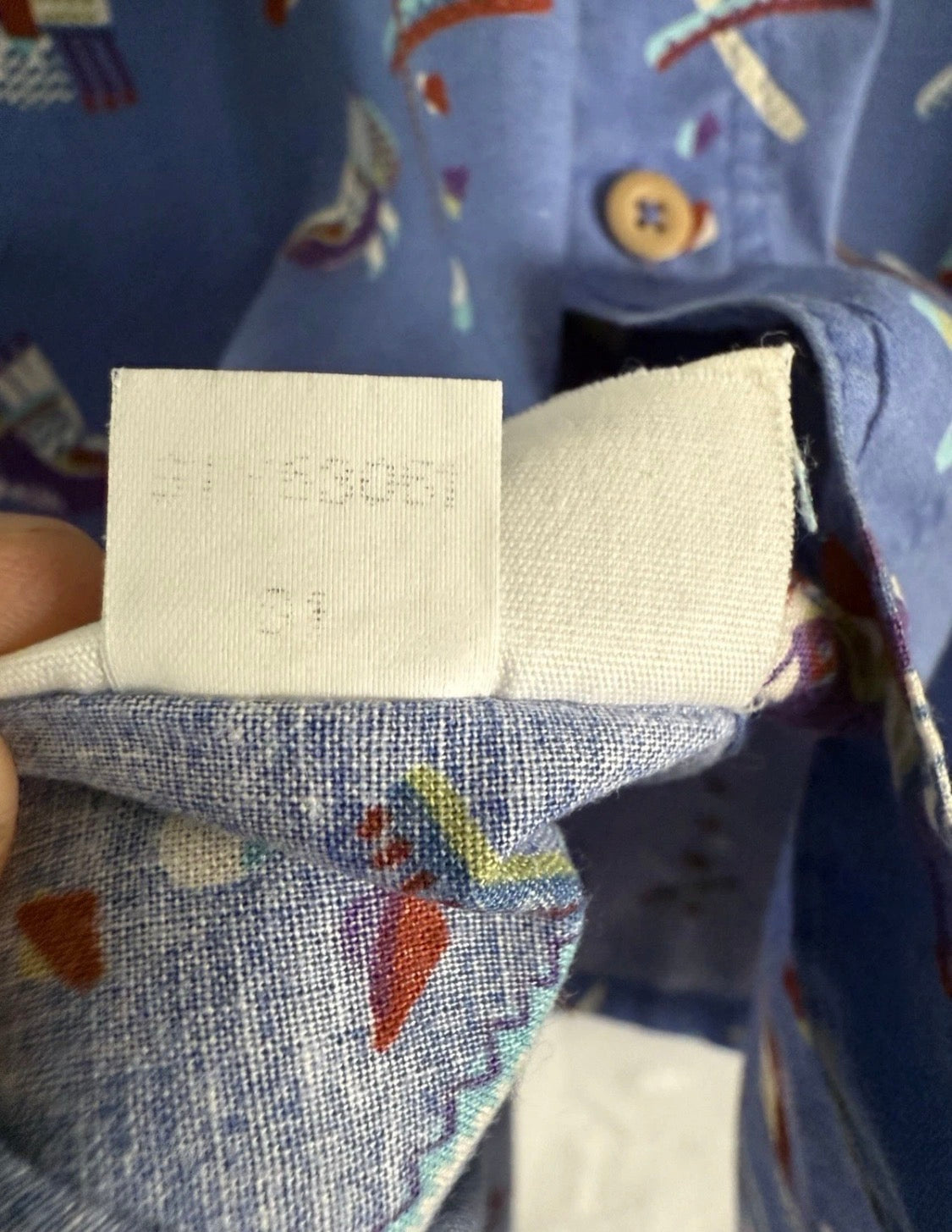 Vintage 1991 Patagonia Pataloha Cotton Bird Print Short Sleeved Camp Shirt,  Med