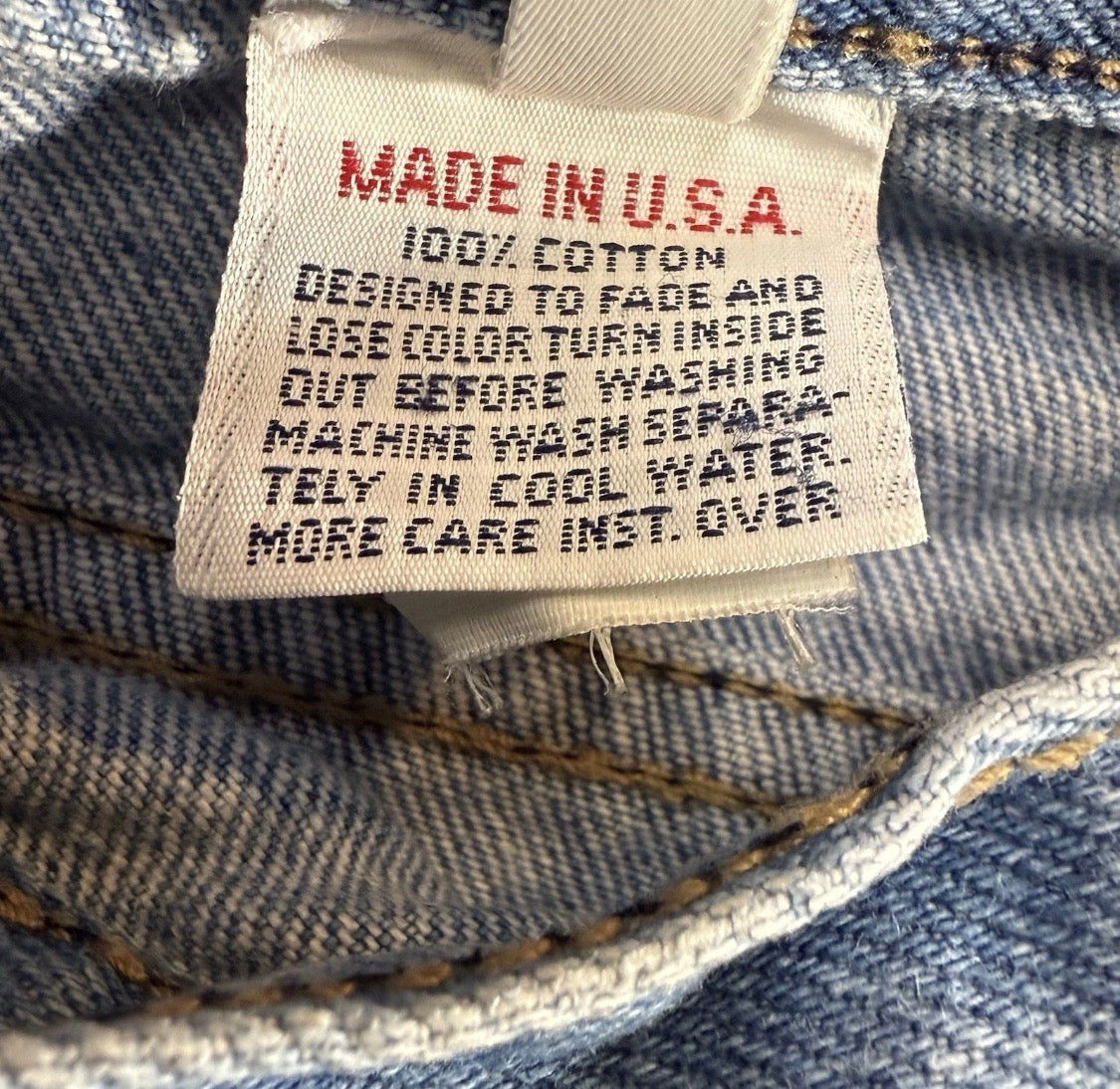 Vintage 1990s Rocky Mountain Rockies Bareback Mom High Rise 100% Cotton 30x36*