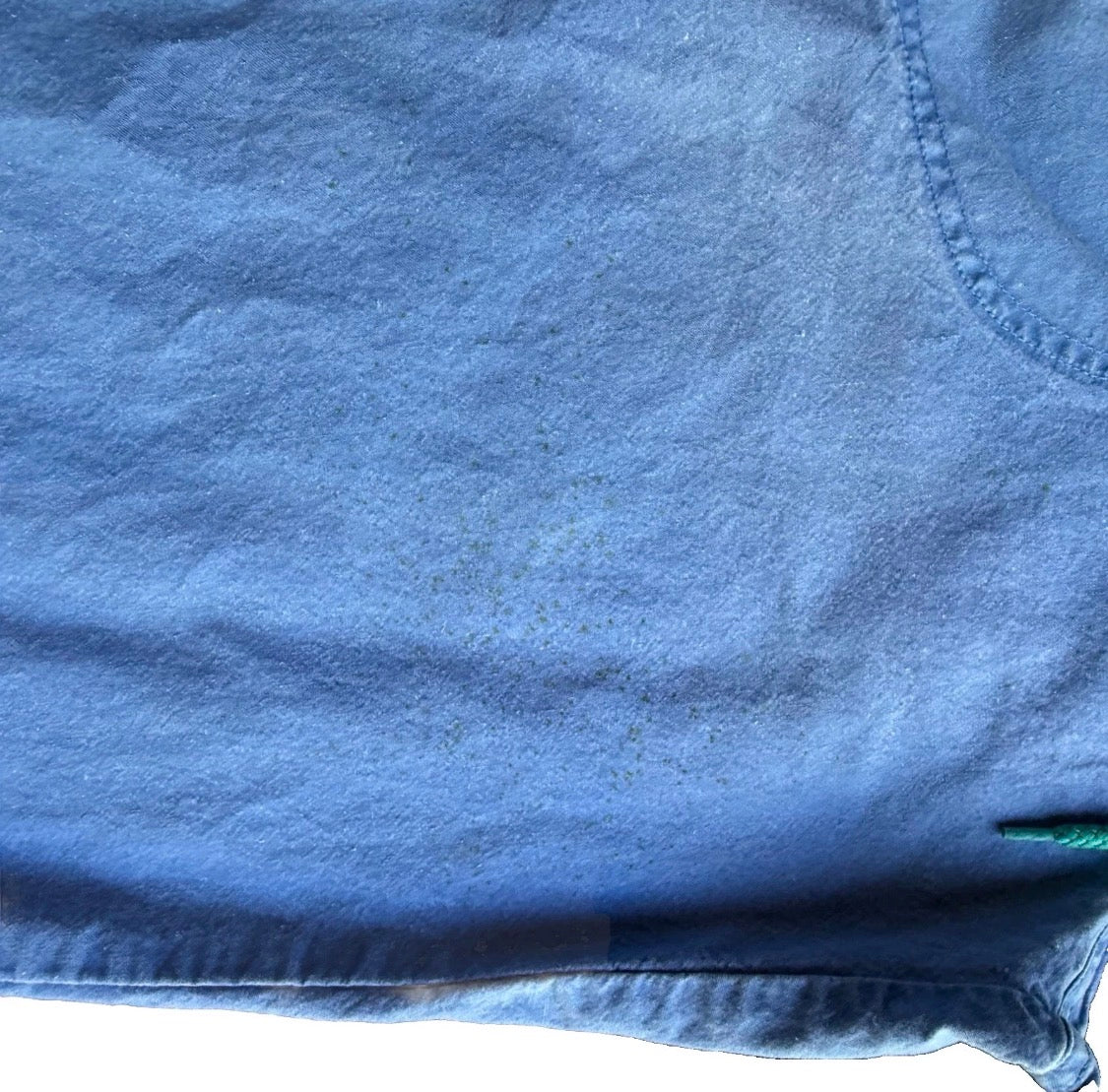 Vintage 1990’s Ocean Pacific OP Baggy 100% Cotton Surf Blue Green Pants, 34