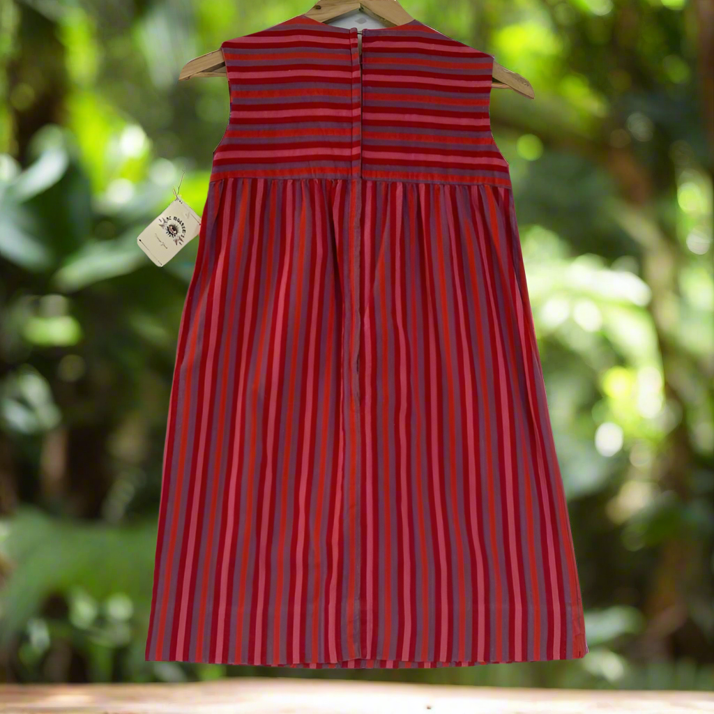 1970’s Jacaranda Vintage Cotton Embroidered Dress