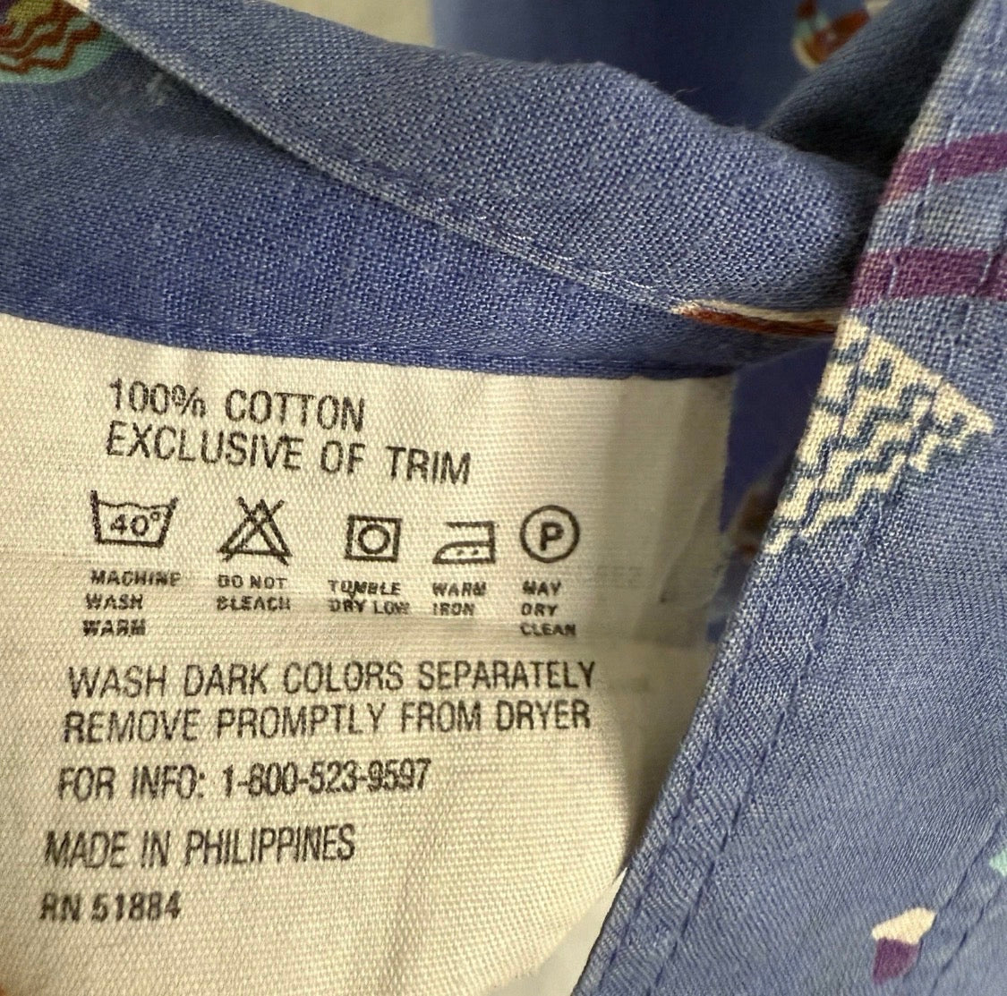 Vintage 1991 Patagonia Pataloha Cotton Bird Print Short Sleeved Camp Shirt,  Med