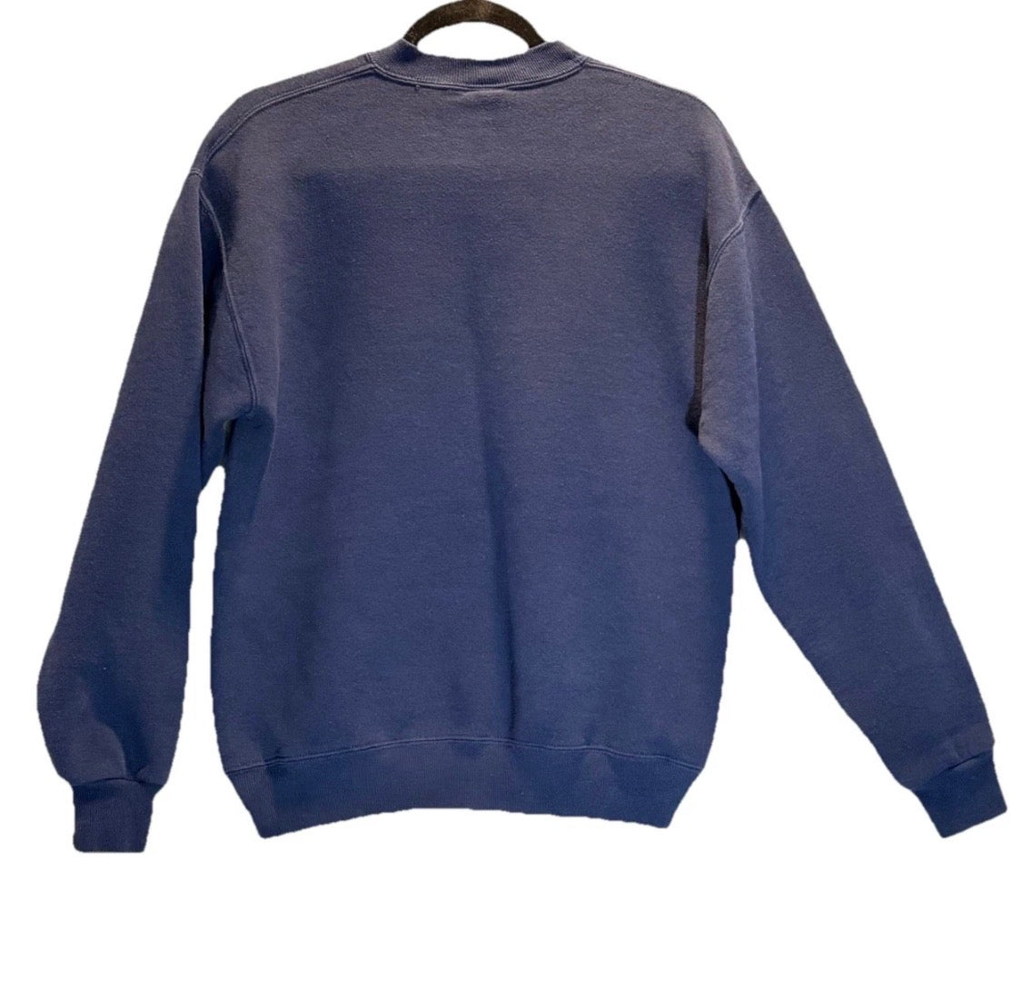 Vintage Y2K UCSD Russell Athletic Crewneck Sweatshirt, Hibiscus Flower Navy, YXL