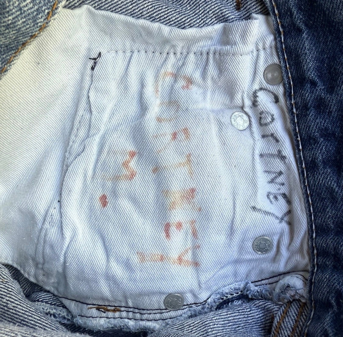 Vintage 1980’s Levi’s Petite Dark Wash High Waist Button Fly  115501-0115 26x30