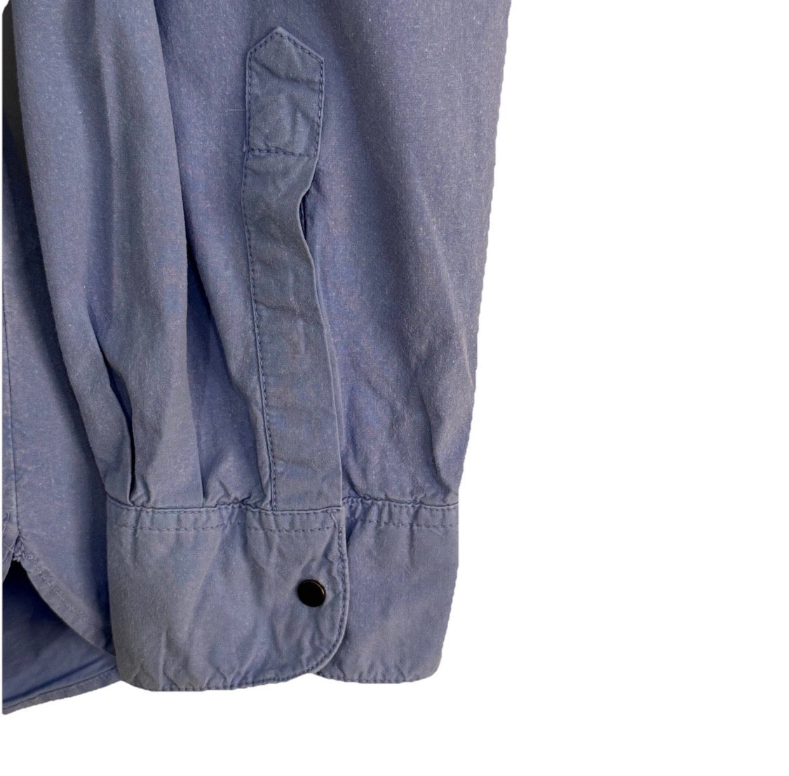 Vintage 80s/90’s Patagonia 100% Cotton Long Sleeved Snap Pocket Shirt Blue, L*