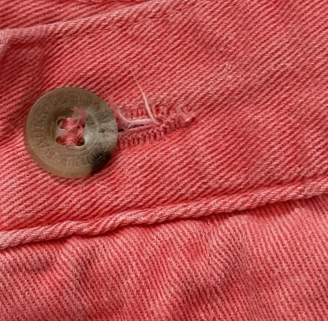 Vintage 1990's Eddie Bauer 100% Cotton Hot Pink Pleated Short,  Mens 36