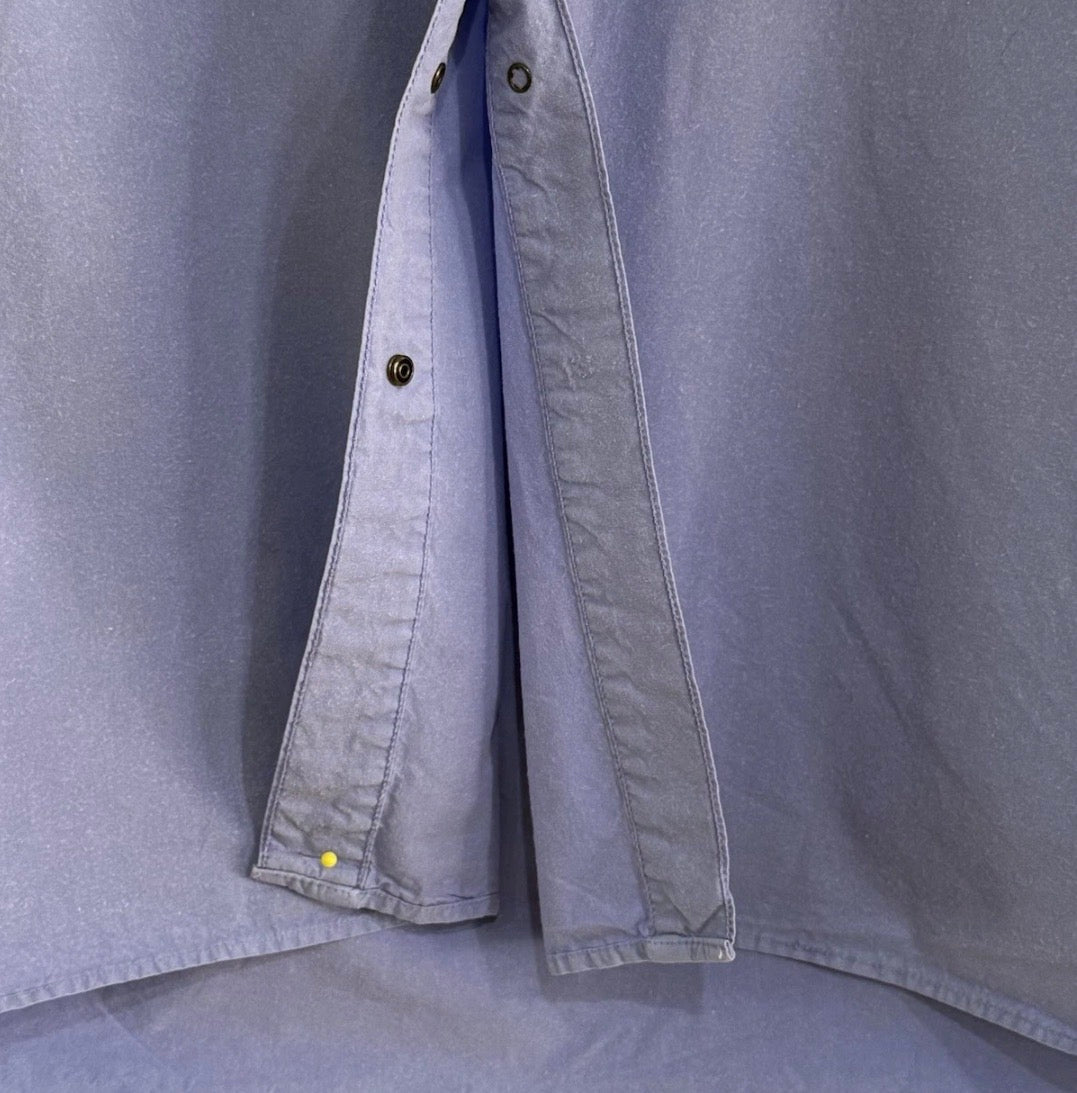 Vintage 80s/90’s Patagonia 100% Cotton Long Sleeved Snap Pocket Shirt Blue, L*