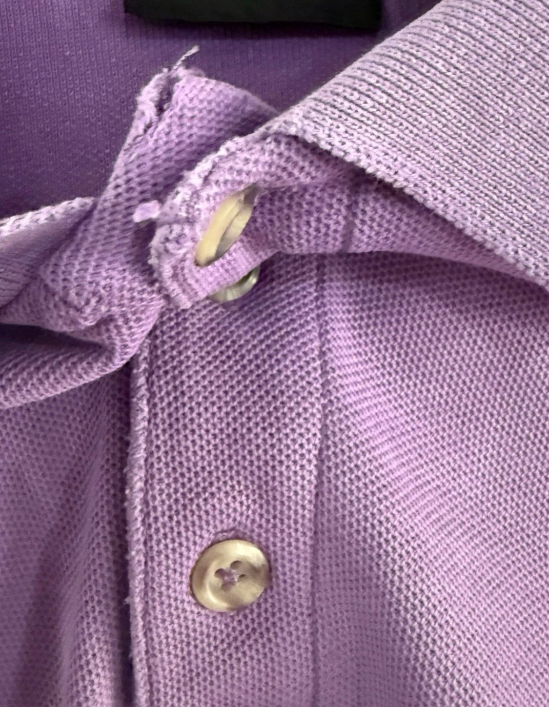 Vintage 1987 Patagonia 100% Cotton Purple Short Sleeve Polo Shirt, Medium