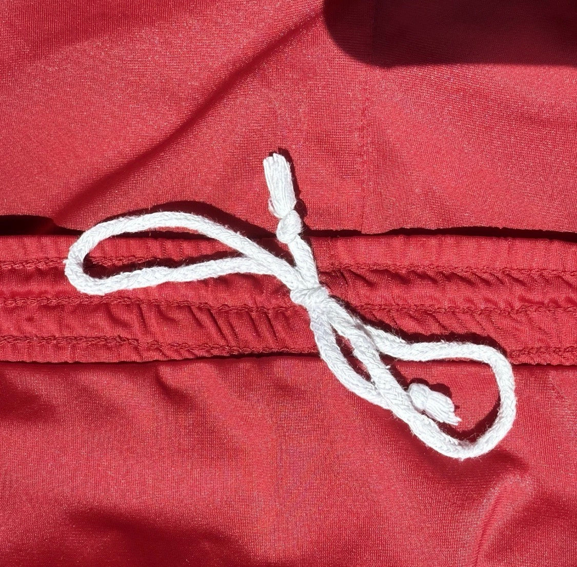 Vintage 1980’s Biotech Running Jogging Sprinter Athletic Short, Maroon Red XL