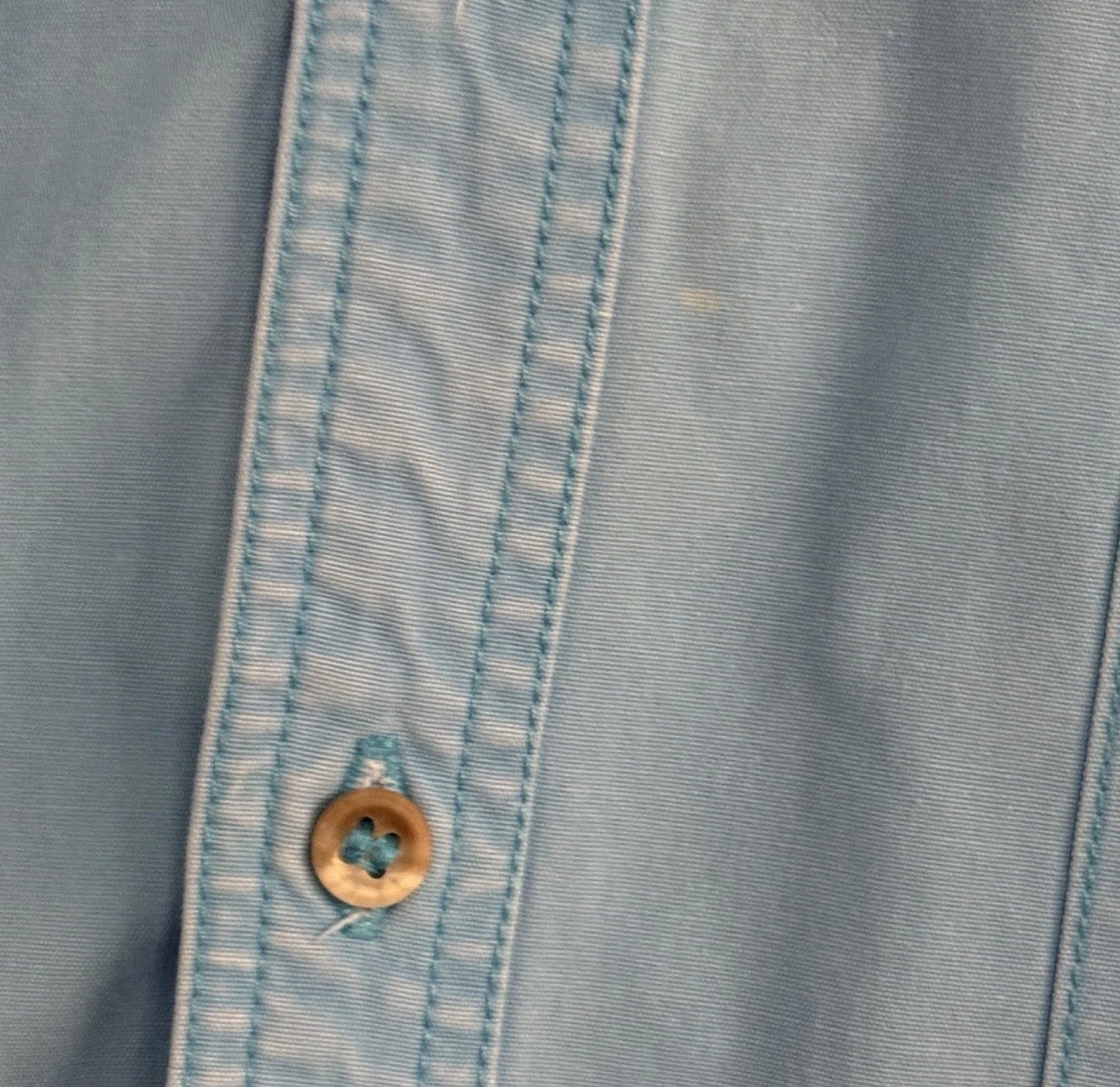 Vintage 1990s Patagonia Long Sleeved Heavy Cotton Button Up Field Shirt, Large*