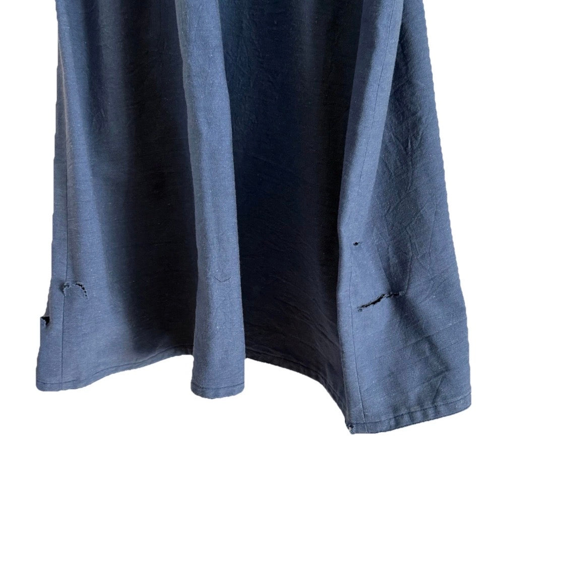 Vintage 1970’s Heavyweight Cotton Tunic Pocket Dress/Gown Camel Pyramids