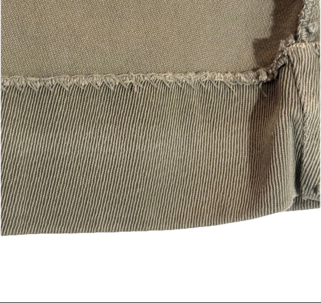 Vintage 1940s JC Penney Children's Bib Overall DungareesCotton Twill, Olive 5/6