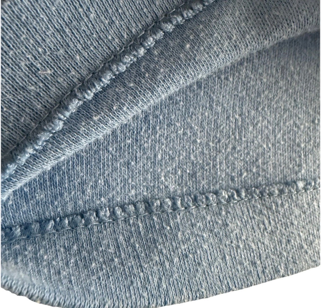 Vintage 1970's Nike Women's Single Stitch Blue Shirt, Small