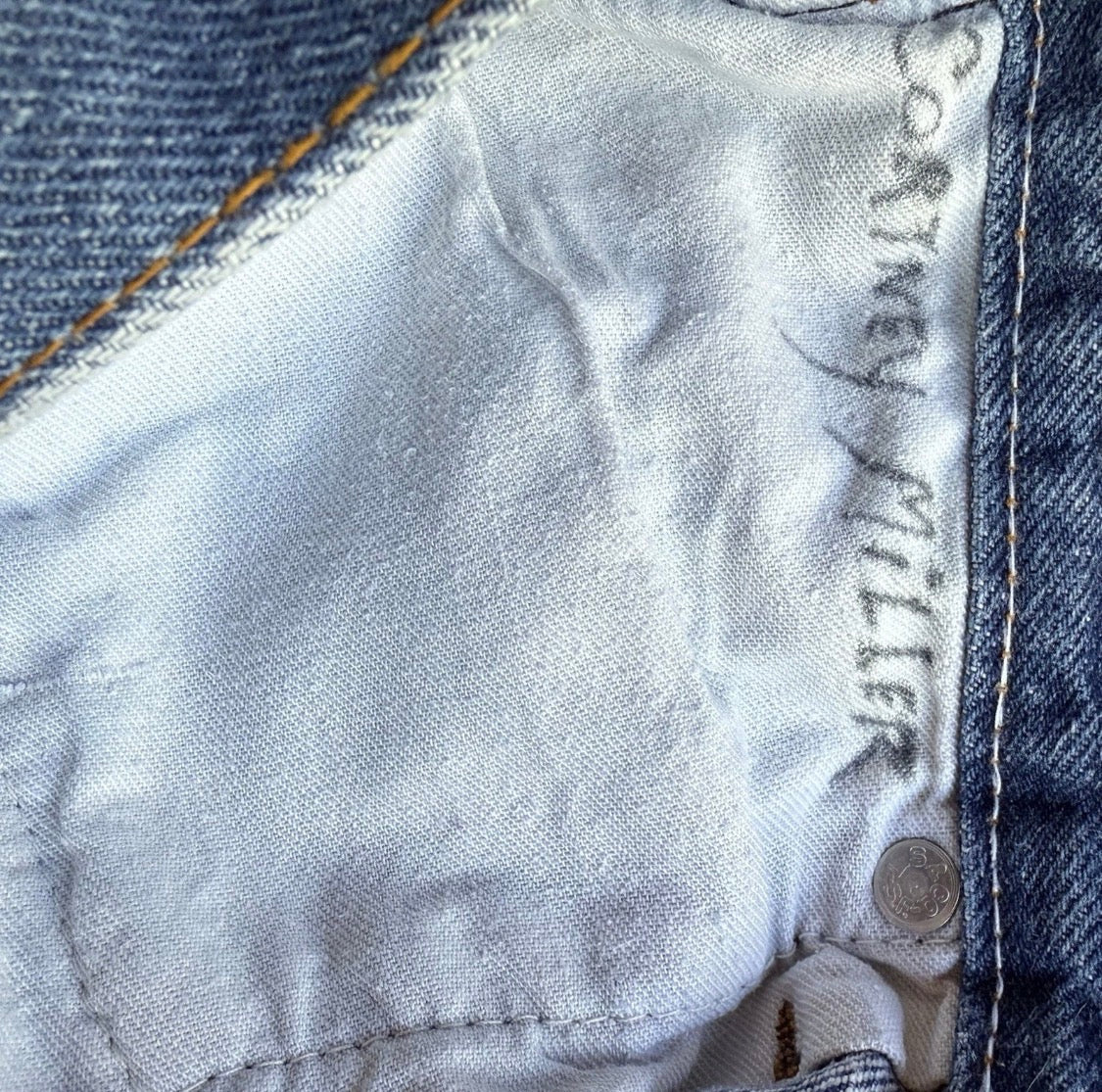 Vintage 1980’s Levi’s Petite Dark Wash High Waist Button Fly  115501-0115 26x30