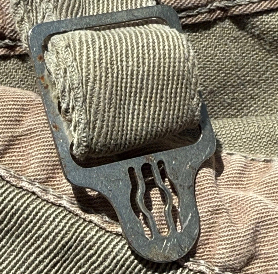 Vintage 1940s JC Penney Children's Bib Overall DungareesCotton Twill, Olive 5/6