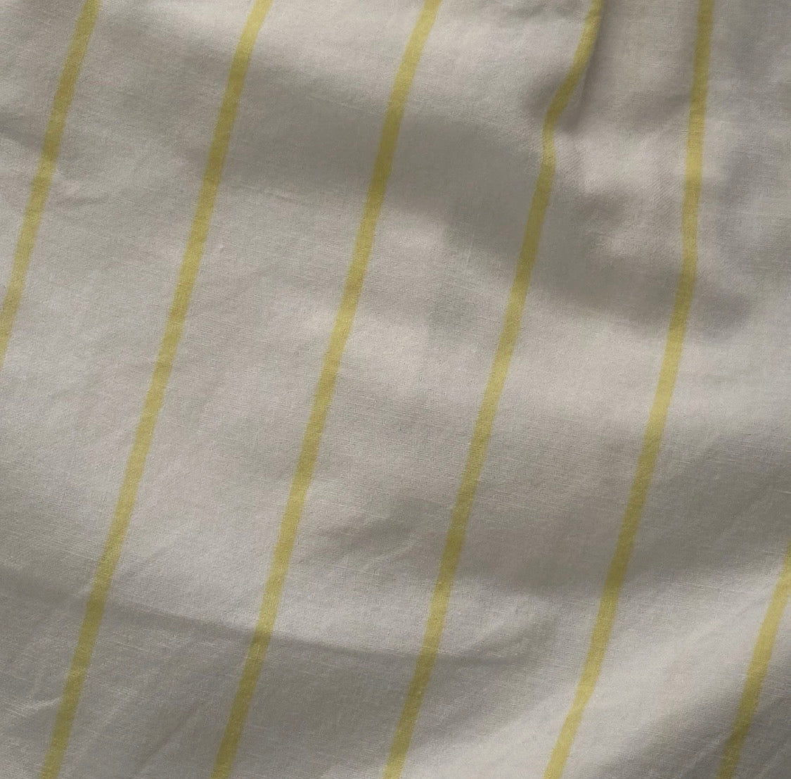 Vintage 1980s Forenza High Rise White Yellow Stripe Shorts, Women’s Small