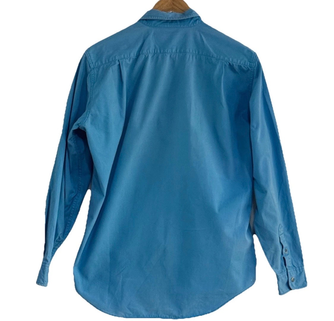 Vintage 1990s Patagonia Long Sleeved Heavy Cotton Button Up Field Shirt, Large*